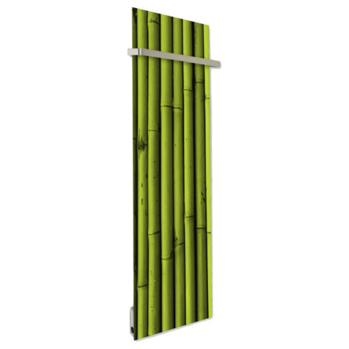 Radiateur Design Electrique Vertical | Sèche-serviettes | Bambou Droit | Chauffage Rayonnant Salle de Bain 🔥 | Made in France