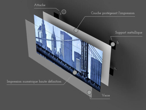 Tableau en verre | Fabriqué en France | 🤩 Déco et style dans la maison | Différentes tailles | Horizontal – Image 2