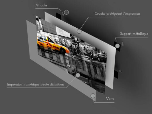 Tableau en verre | Fabriqué en France | 🤩 Déco et style dans la maison | Différentes tailles | Horizontal – Image 2