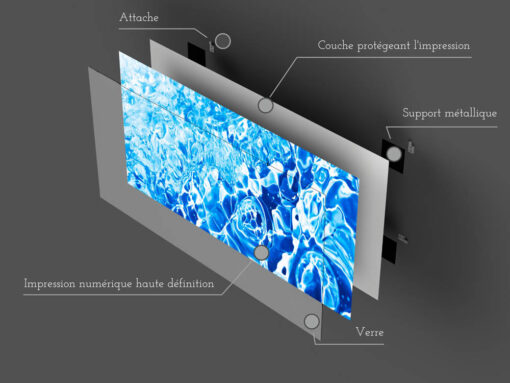 Tableau en verre | Fabriqué en France | 🤩 Déco et style dans la maison | Différentes tailles | Horizontal – Image 2