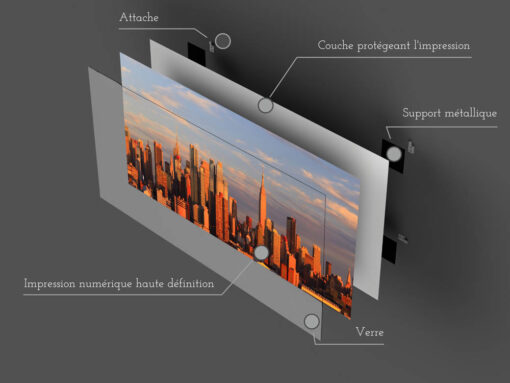 Tableau en verre | Fabriqué en France | 🤩 Déco et style dans la maison | Différentes tailles | Horizontal – Image 2