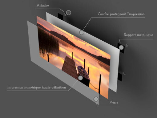 Tableau en verre | Fabriqué en France | 🤩 Déco et style dans la maison | Différentes tailles | Horizontal – Image 2
