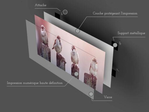 Tableau en verre | Fabriqué en France | 🤩 Déco et style dans la maison | Différentes tailles | Horizontal – Image 2
