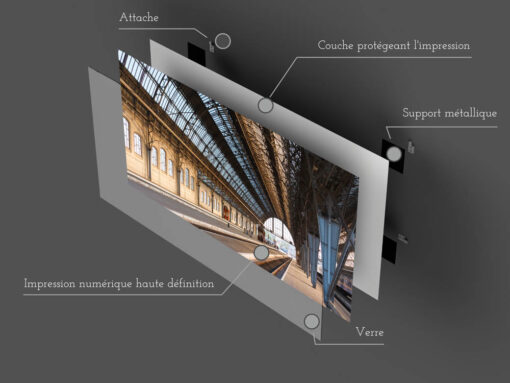 Tableau en verre | Fabriqué en France | 🤩 Déco et style dans la maison | Différentes tailles | Horizontal – Image 2