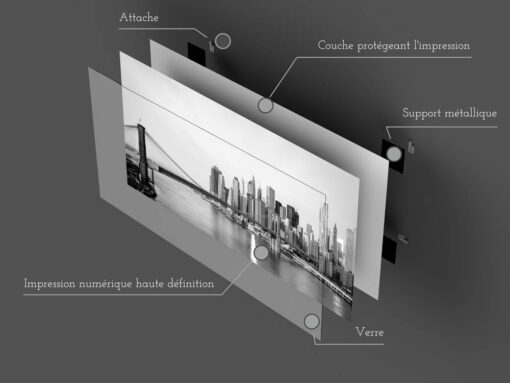 Tableau en verre | Fabriqué en France | 🤩 Déco et style dans la maison | Différentes tailles | Horizontal – Image 2