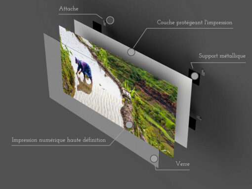 Tableau en verre