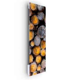 Radiateur Design Electrique Vertical Soufflant | 60x120 | 1750W 🔥 Fanmix | Confort & Economie | Portrait de bois