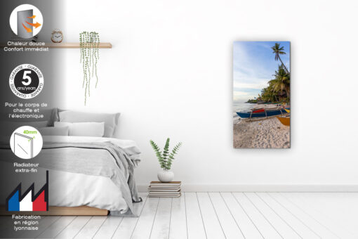 Radiateur Design Electrique Vertical Soufflant | 60x120 | 1750W 🔥 Fanmix | Confort & Economie | Bateau Coloré – Image 4