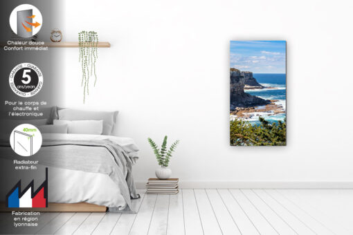 Radiateur Design Electrique Vertical Soufflant | 60x120 | 1750W 🔥 Fanmix | Confort & Economie | Ocean Coast – Image 5