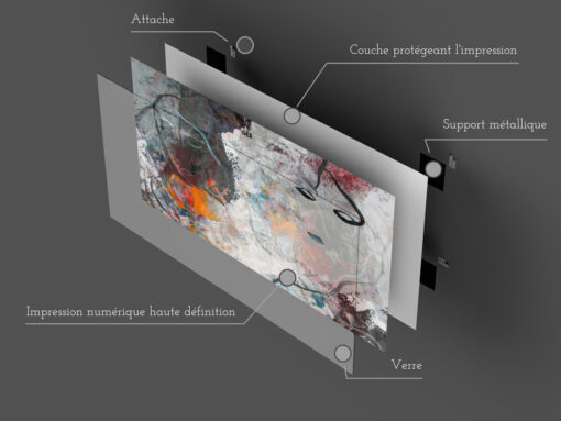 Tableau en verre | Fabriqué en France | 🤩 Déco et style dans la maison | Horizontal – Image 2