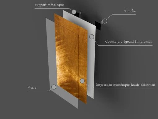 Tableau en verre | Fabriqué en France | 🤩 Déco et style dans la maison | Vertical – Image 2