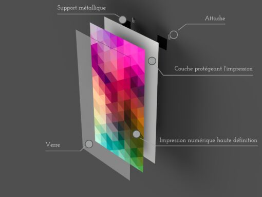 Tableau en verre | Fabriqué en France | 🤩 Déco et style dans la maison | Vertical – Image 2