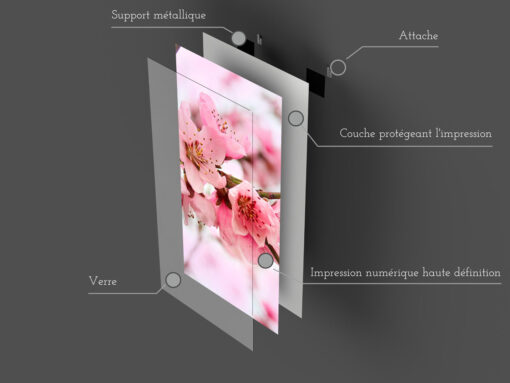 Tableau en verre | Fabriqué en France | 🤩 Déco et style dans la maison | Vertical – Image 2