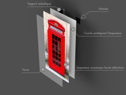 Tableau en verre | Fabriqué en France | 🤩 Déco et style dans la maison | Vertical – Image 2