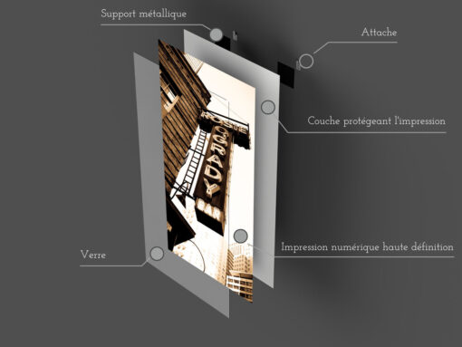 Tableau en verre | Fabriqué en France | 🤩 Déco et style dans la maison | Vertical – Image 2