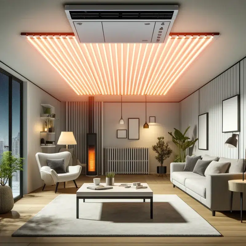 Comment se régule le chauffage électrique rayonnant plafond ?
