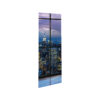 Radiateur 500W | Electrique Connecté Design | 40x120 | Vertical ou Horizontal | Extra-plat et Moderne 🔥 | Fenêtre sur Manhattan