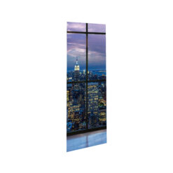 Radiateur 500W | Electrique Connecté Design | 40x120 | Vertical ou Horizontal | Extra-plat et Moderne 🔥 | Fenêtre sur Manhattan