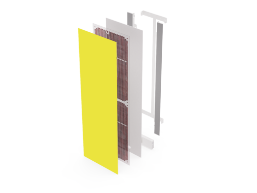 Radiateur Jaune Design 🔥| électrique | Connecté WIFI | Vertical ou Horizontal | Elégant et Economique – Image 2
