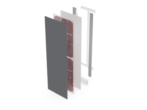 Radiateur Gris Design 🔥| électrique | Connecté WIFI | Vertical ou Horizontal | Elégant et Economique – Image 2
