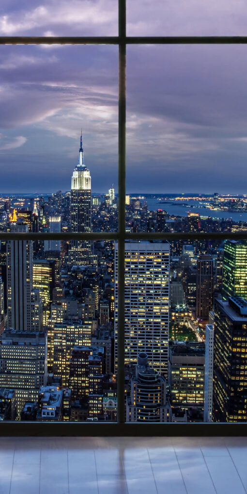 Radiateur 500W | Electrique Connecté Design | 40x120 | Vertical ou Horizontal | Extra-plat et Moderne 🔥 | Fenêtre sur Manhattan – Image 2