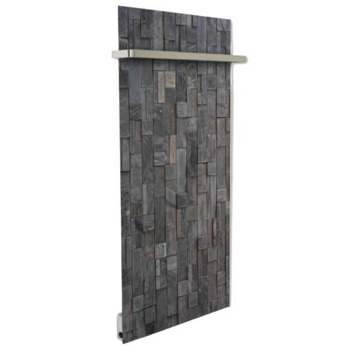 Radiateur Design Electrique Vertical | Sèche-serviettes | Ardoise Argenté | Chauffage Rayonnant Salle de Bain 🔥 | Made in France