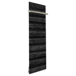 Radiateur Design Electrique Vertical | Sèche-serviettes | Parquet Ebène | Chauffage Rayonnant Salle de Bain 🔥 | Made in France
