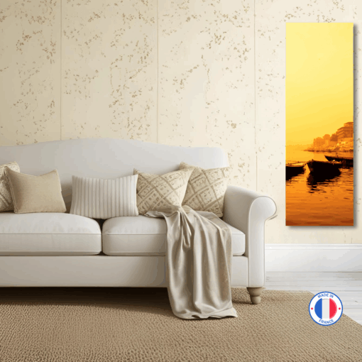 🔥 Radiateur Décoratif Design Extra Plat | Performance & Économie | 32 Coloris Tendance | Bateau Soleil Couchant