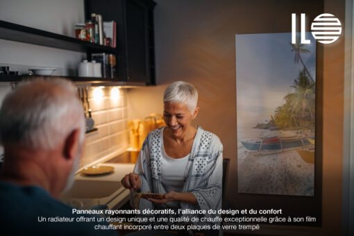 🔥 Radiateur Design Extra Plat 500W | 40×120 | Électrique WiFi | Vertical ou Horizontal | Moderne & Économique | Bateaux Colorés