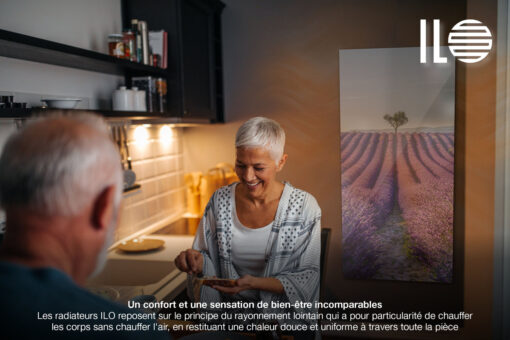 🔥 Radiateur Design Extra Plat 500W | 40×120 | Électrique WiFi | Vertical ou Horizontal | Moderne & Économique | Couché de Lavande