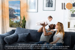 🔥 Radiateur Design Extra Plat 500W | 40×120 | Électrique WiFi | Vertical ou Horizontal | Moderne & Économique | Ocean Coast