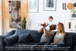 🔥 Radiateur Design Extra Plat 500W | 40×120 | Électrique WiFi | Vertical ou Horizontal | Moderne & Économique | Profil de Bois