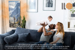 🔥 Radiateur Design Extra Plat 500W | 40×120 | Électrique WiFi | Vertical ou Horizontal | Moderne & Économique | Zen de Montagne