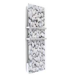 🔥 Radiateur Soufflant Sèche-Serviette | Galets Blancs | Chauffage Salle de Bain | Made in France
