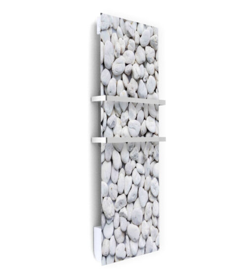 🔥 Radiateur Soufflant Sèche-Serviette | Galets Blancs | Chauffage Salle de Bain | Made in France