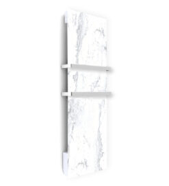 🔥 Radiateur Sèche-Serviette Soufflant | Marbre Blanc | Chauffage Salle de Bain | Made in France