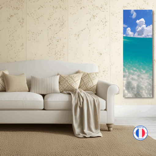 🔥 Radiateur Décoratif Design Extra Plat | Performance & Économie | 32 Coloris Tendance | Mer et Ciel