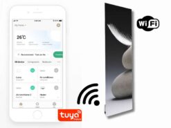 🔥 Radiateur Décoratif Design Extra Plat | Performance & Économie | 32 Coloris Tendance | Parquet chêne 